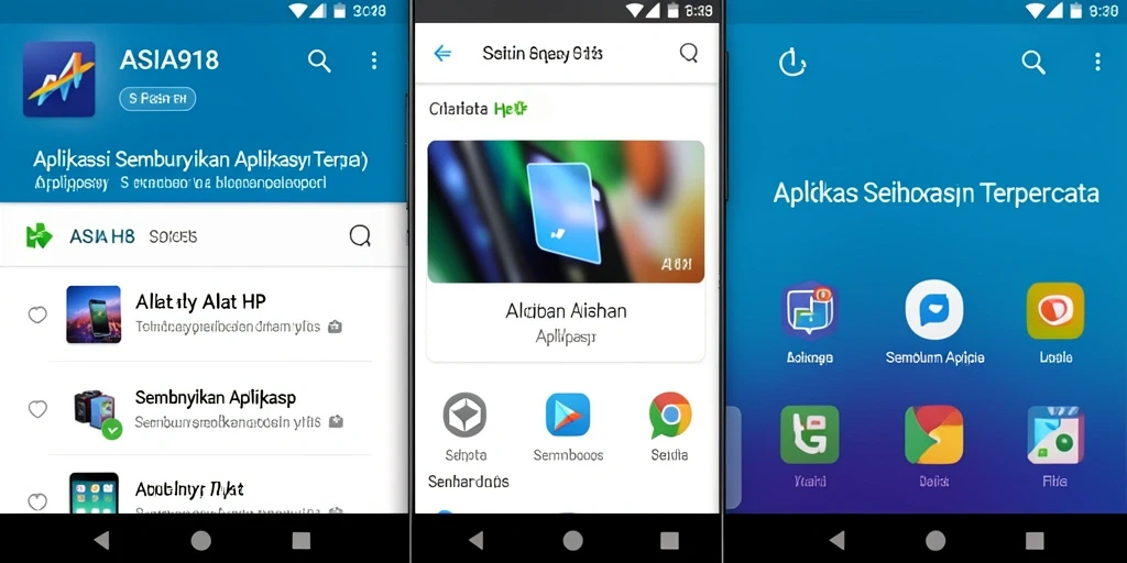 Tampilan antarmuka ASIA918 yang sederhana dan mudah digunakan.