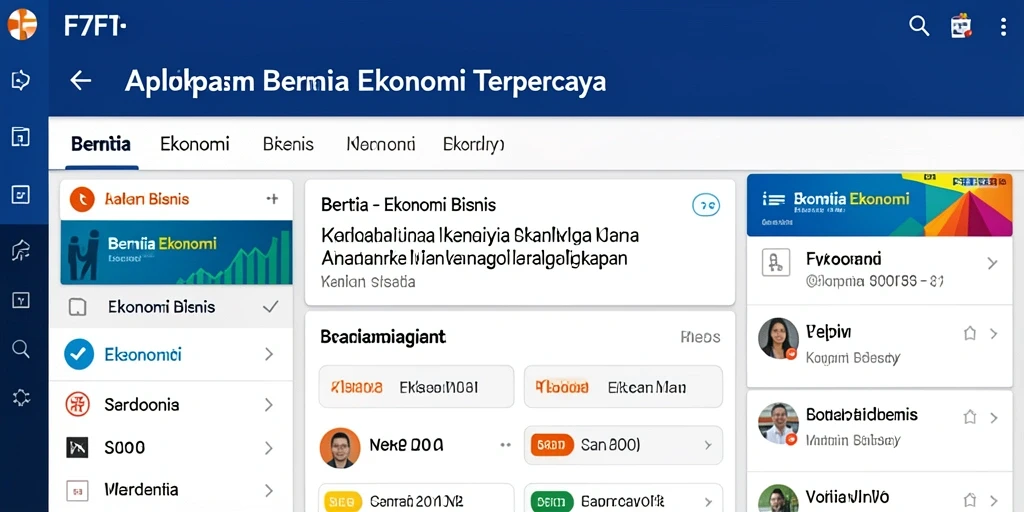 Antarmuka F7F7 yang modern dan informatif.