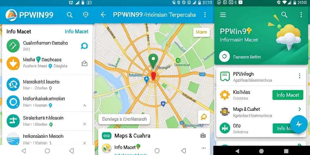 Tampilan antarmuka PPWIN99 yang sederhana dan informatif.